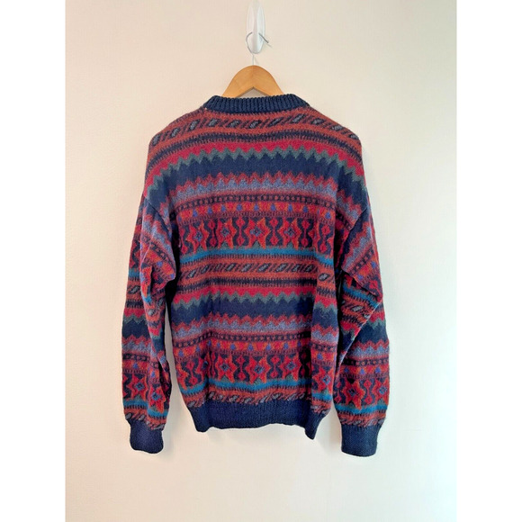 The Peruvian Connection Women's Large Multicolored Alpaca Pullover Sweater - Picture 5 of 8